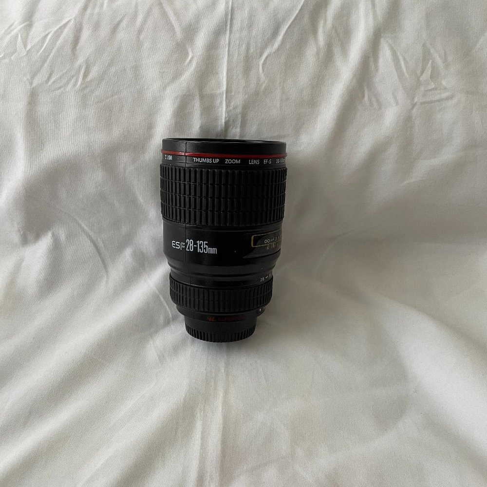 Camera Lense Coffee Mug, Thumbs Up! Excellent Condition